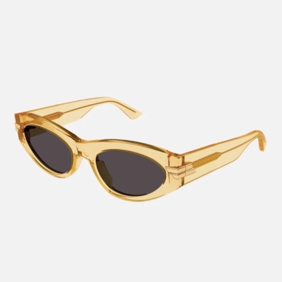 Bottega Veneta Oval Crystal Sunglasses - Picture 7 of 9